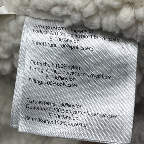 Save The Duck Kids Unisex Size 16 Gray Winter Ultra Light Puffer Jacket Sherpa - Picture 6 of 10